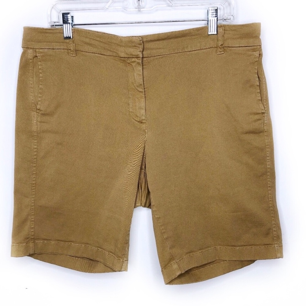 J Crew Bermuda Stretch Chino Shorts 10” Khaki 12 - Picture 5 of 8